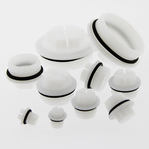Blindstopfen f&uuml;r MULTI FLEX BLOCK, Werkstoff PE-natur FDA mit EPDM Dichtung