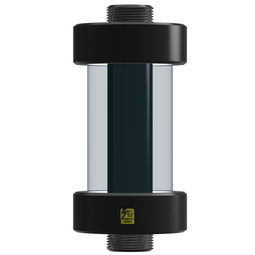 pH-Indikatorgef&auml;&szlig; aus PE-el f&uuml;r S&auml;ure, Innenaufstellung